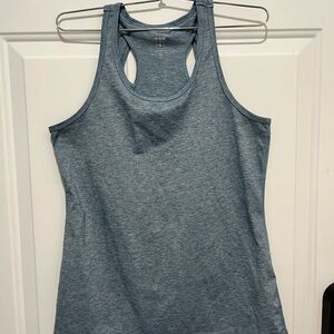 Title Nine Heather Blue Tank Top